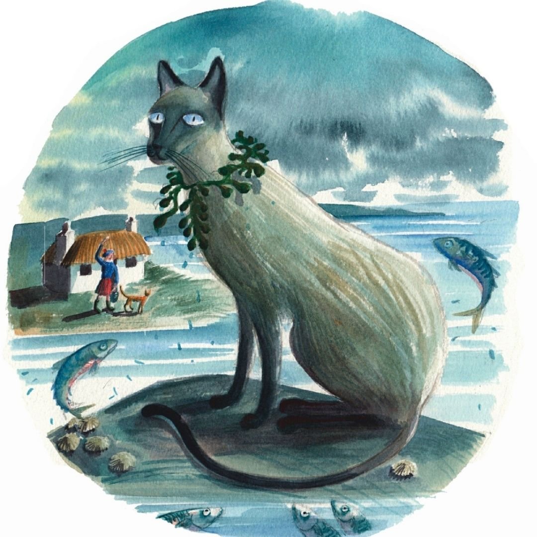 Oscar the cat illustration